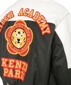 Kenzo Tiger Academy Black and White Varsity Jacket 9 kenzo-jacket