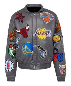 nba-grey-leather-jacket