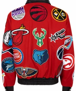 NBA Collage Red Wool Jacket 4 nba-red-wool-jacket