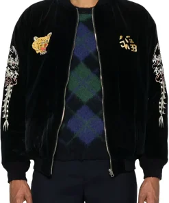 Neighborhood Black Velvet Bomber Jacket 7 neighborhood-bomber-jacket
