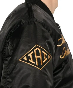 Nekomata Tiger MA-1 Black Satin Jacket 9 nekomata-tiger-black-satin-jacket