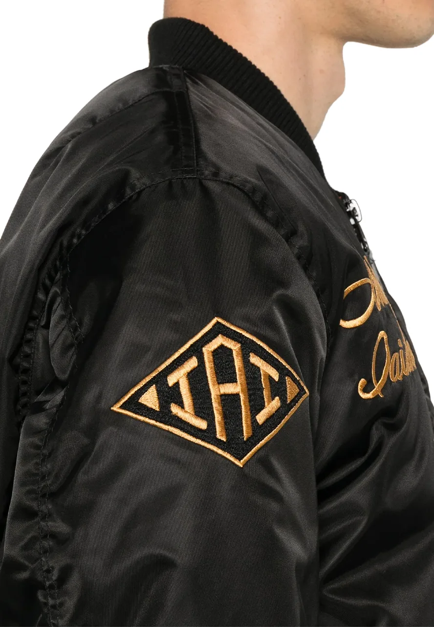 Nekomata Tiger MA-1 Black Satin Jacket 5 nekomata-tiger-black-satin-jacket