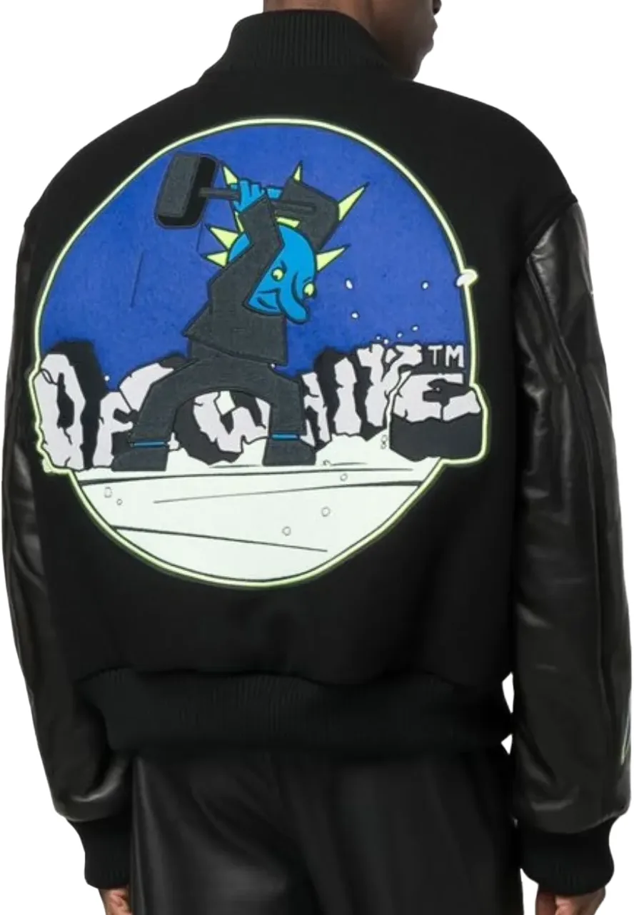 Off White Vars Hammer Black Bomber Jacket 2 off-white-vars-hammer-black-jacket