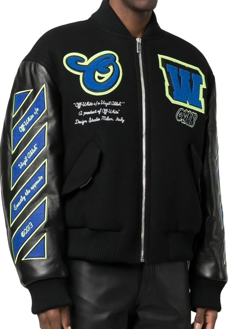 Off White Vars Hammer Black Bomber Jacket 4 off-white-vars-hammer-bomber-jacket