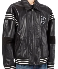 Patch Detail Black Leather Bomber Jacket 7 patch-detail-bomber-jacket