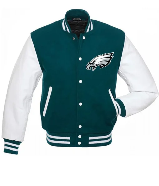 philadelphia-eagles-green-and-white-letterman-jacket