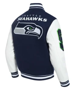 Seattle Seahawks Wool and Leather Varsity Jacket 13 seattle-seahawks-blue-and-white-jacket