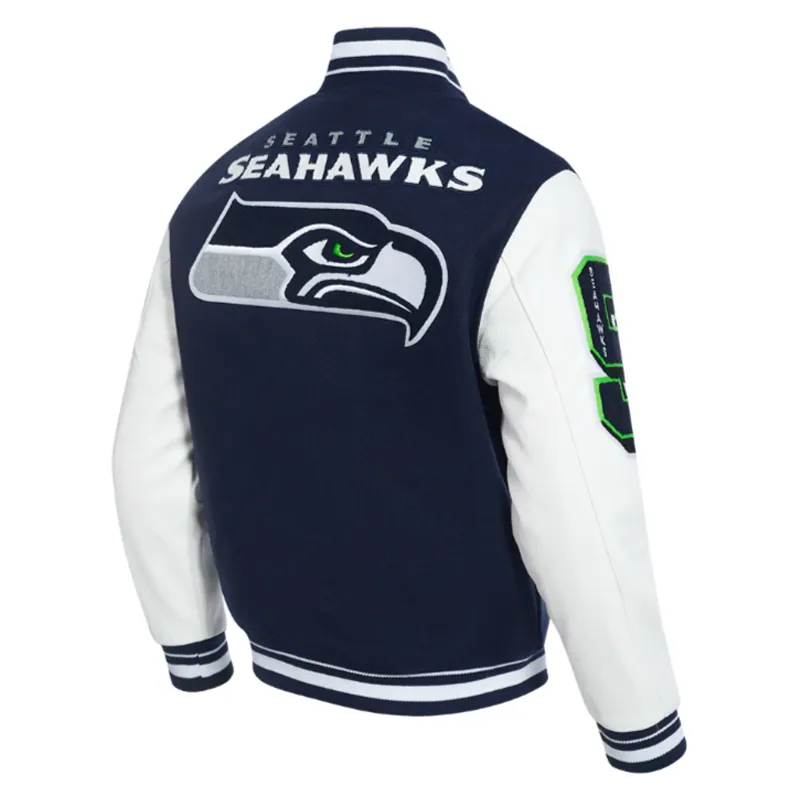 Seattle Seahawks Wool and Leather Varsity Jacket 4 seattle-seahawks-blue-and-white-jacket