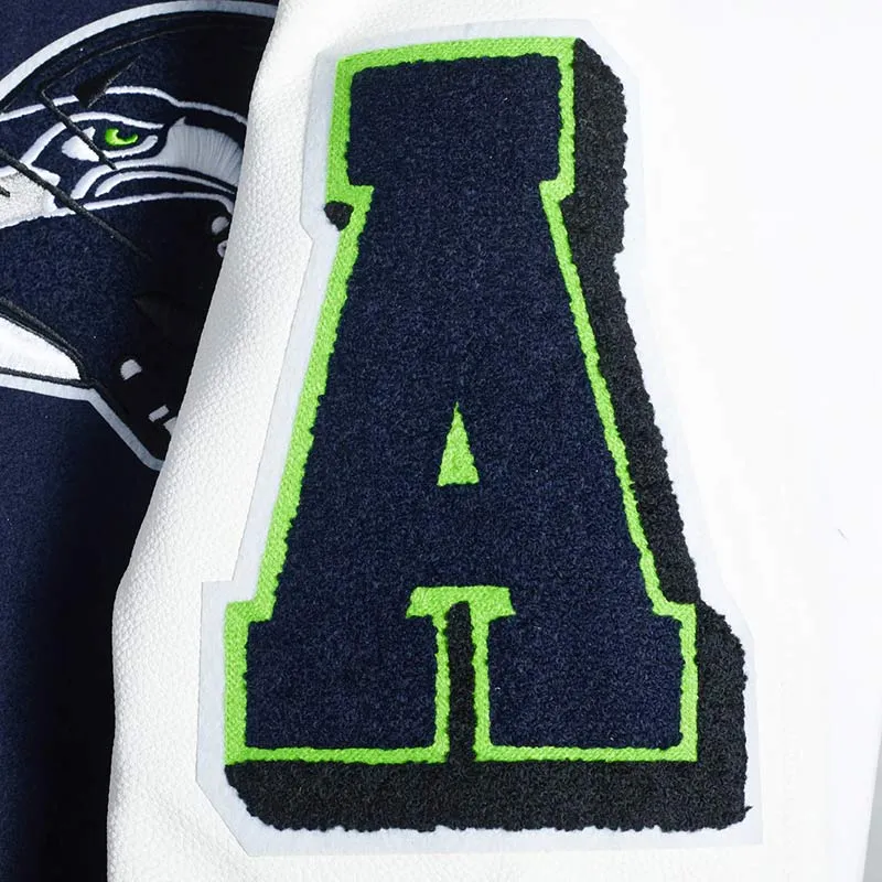 Seattle Seahawks Wool and Leather Varsity Jacket 9 seattle-seahawks-jacket
