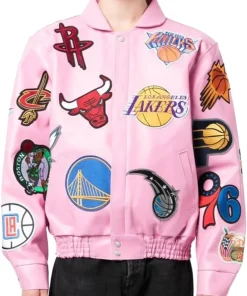 NBA Collage Light Pink Leather Jacket 7 starter-nba-collage-light-pink-leather-jacket