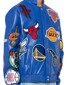 NBA Collage Royal Blue Leather Jacket 8 starter-nba-collage-royal-blue-leather-jacket