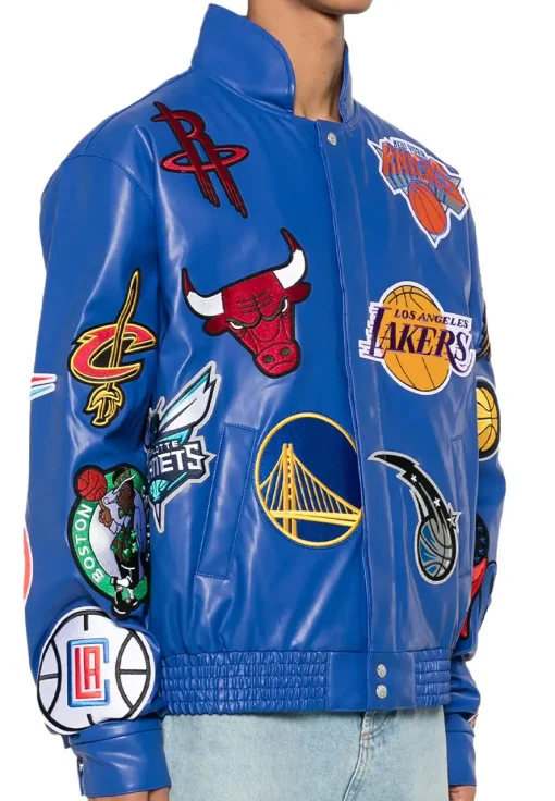 starter-nba-collage-royal-blue-leather-jacket