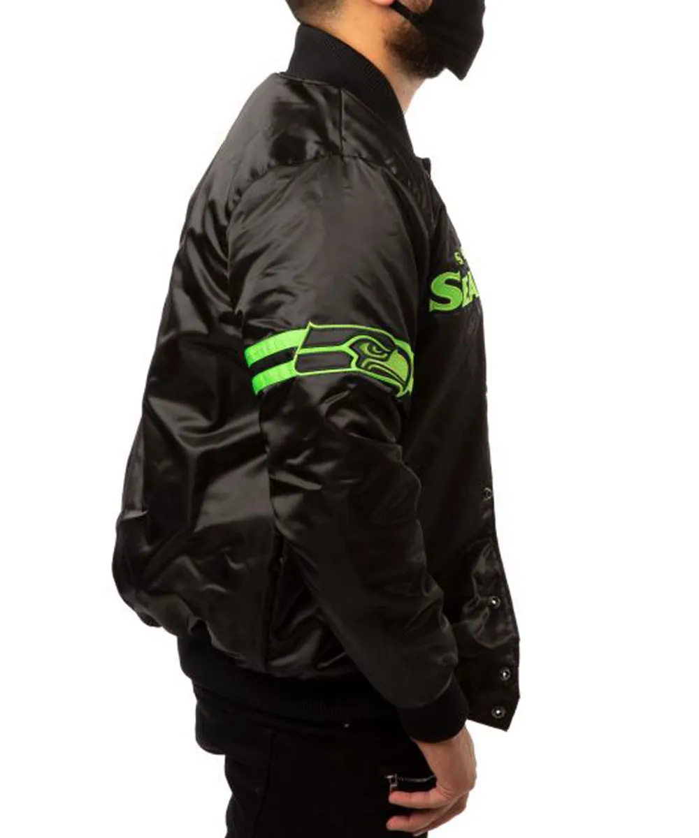 Seattle Seahawks Black Satin Jacket 5 starter-seattle-seahawks-jacket