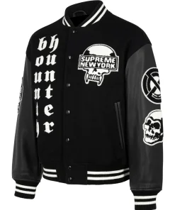 Supreme Bounty Hunter Black Varsity Bomber Jacket 5 supreme-bounty-hunter-jacket
