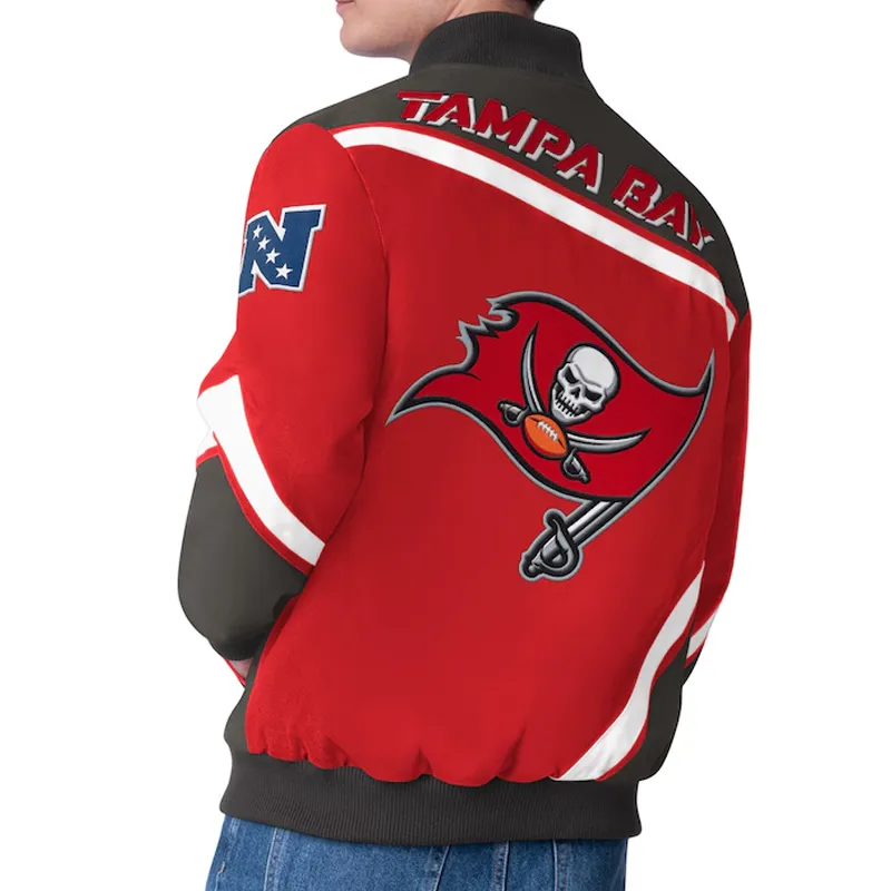 Tampa Bay Buccaneers Maximum Red Racing Jacket 2 tampa-bay-buccaneers-red-racing-jacket
