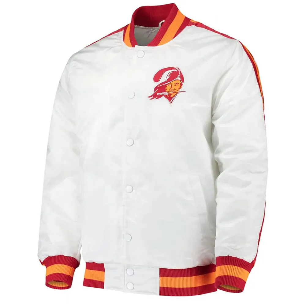 Tampa Bay Buccaneers White Satin Varsity Jacket 1 tampa-bay-buccaneers-white-satin-varsity-jacket