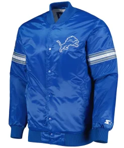 the-pick-and-roll-detroit-lions-satin-blue-bomber-jacket