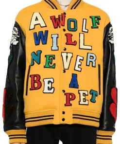 Undercover Yellow and Black Varsity Jacket 7 undercover-jacket