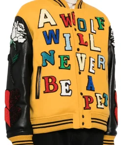 Undercover Yellow and Black Varsity Jacket 8 undercover-varsity-jacket