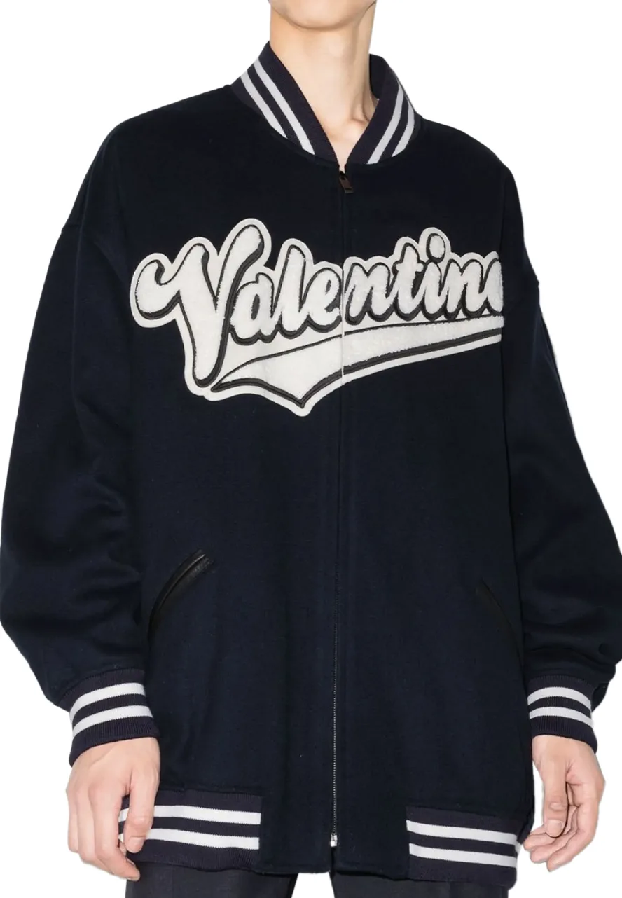 Valentino Oversized Black Bomber Jacket 3 valentino-jacket