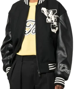 Y-3 Black Zipper Bomber Jacket 9 y-3-black-jacket