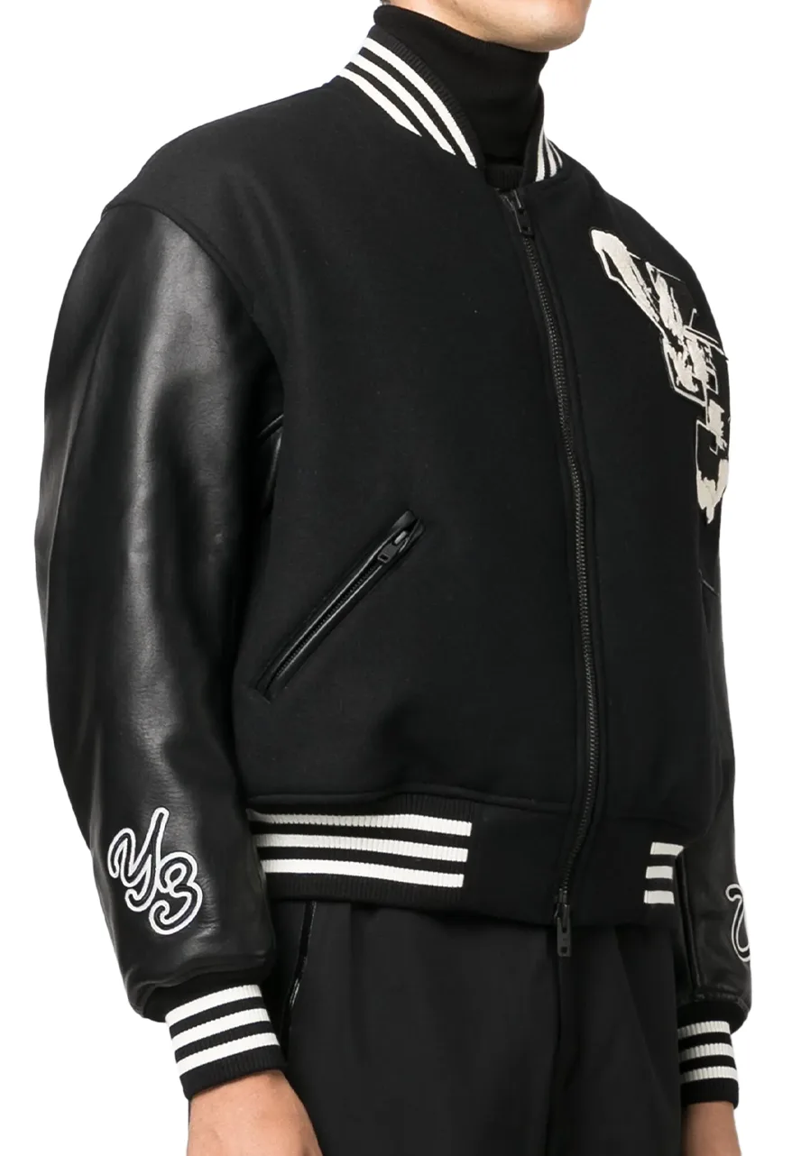 Y-3 Black Zipper Bomber Jacket 5 y-3-zipper-bomber-jacket
