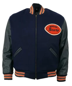 1958-chicago-bears-navy-blue-varsity-jacket