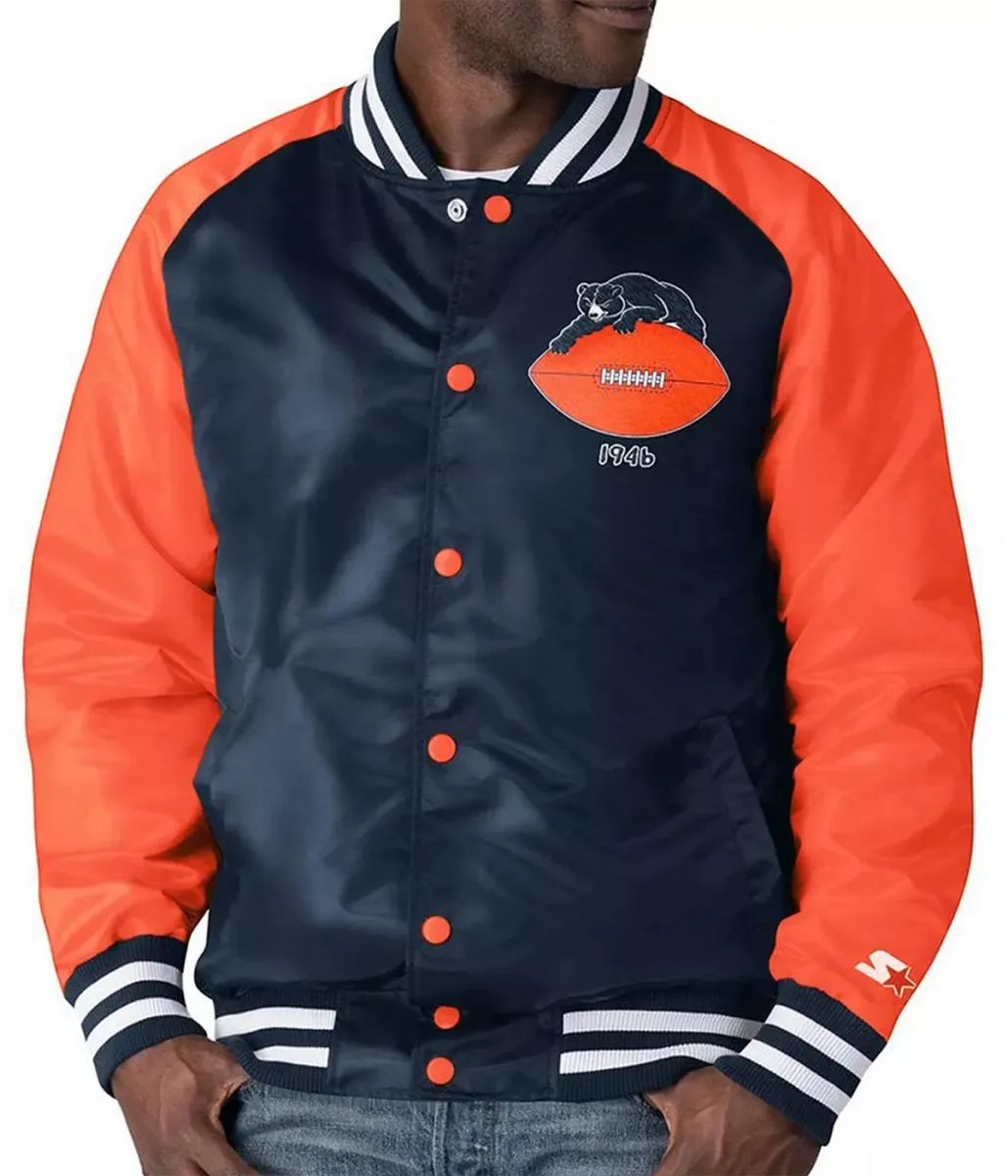 Chicago Bears Clean Up Throwback Satin Jacket 6 chicago-bears-clean-up-throwback-satin-jacket