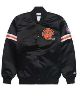 Starter Cincinnati Bengals Satin Jacket 7 cincinnati-bengals-black-jacket
