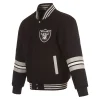las-vegas-raiders-striped-varsity-jacket