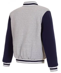 Los Angeles Chargers Navy Blue and Gray Varsity Jacket 5 los-angeles-chargers-varsity-jacket