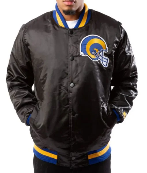 los-angeles-rams-black-satin-jacket