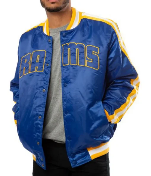 los-angeles-rams-blue-satin-jacket