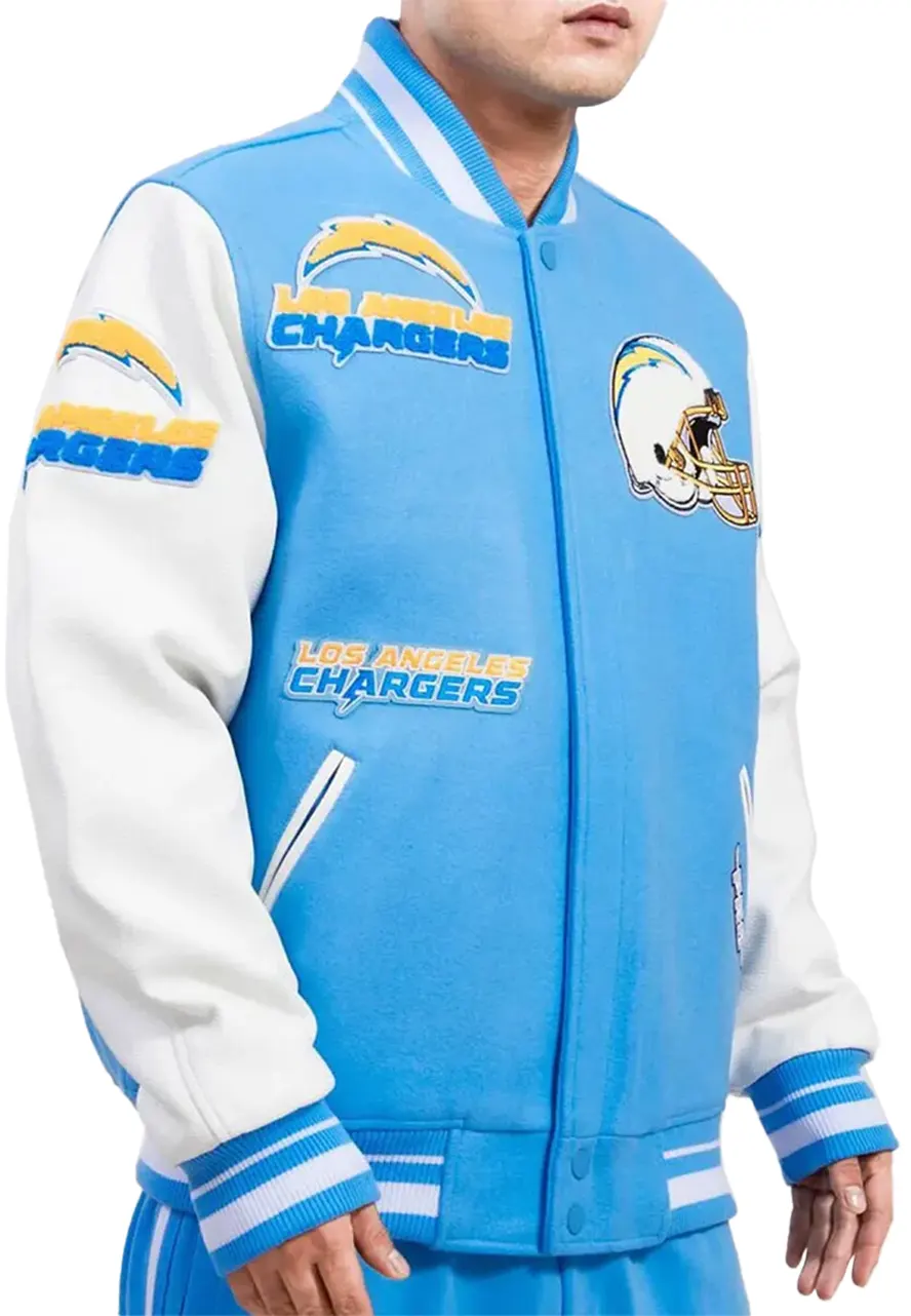 Los Angeles Chargers Mashup Jacket 3 mashup-los-angeles-chargers-jacket