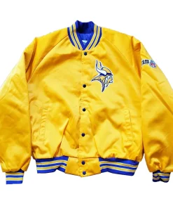minnesota-vikings-90s-yellow-bomber-jacket
