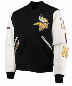 minnesota-vikings-black-and-white-varsity-jacket