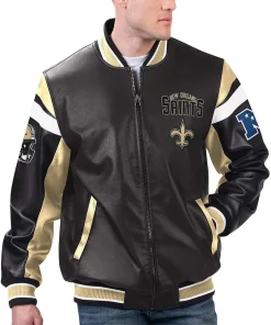 new-orleans-saints-black-varsity-leather-jacket