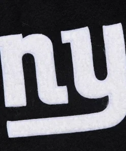 NY Giants Blackout Vintage Logo Jacket 9 new-york-giants-blackout-varsity-jacket