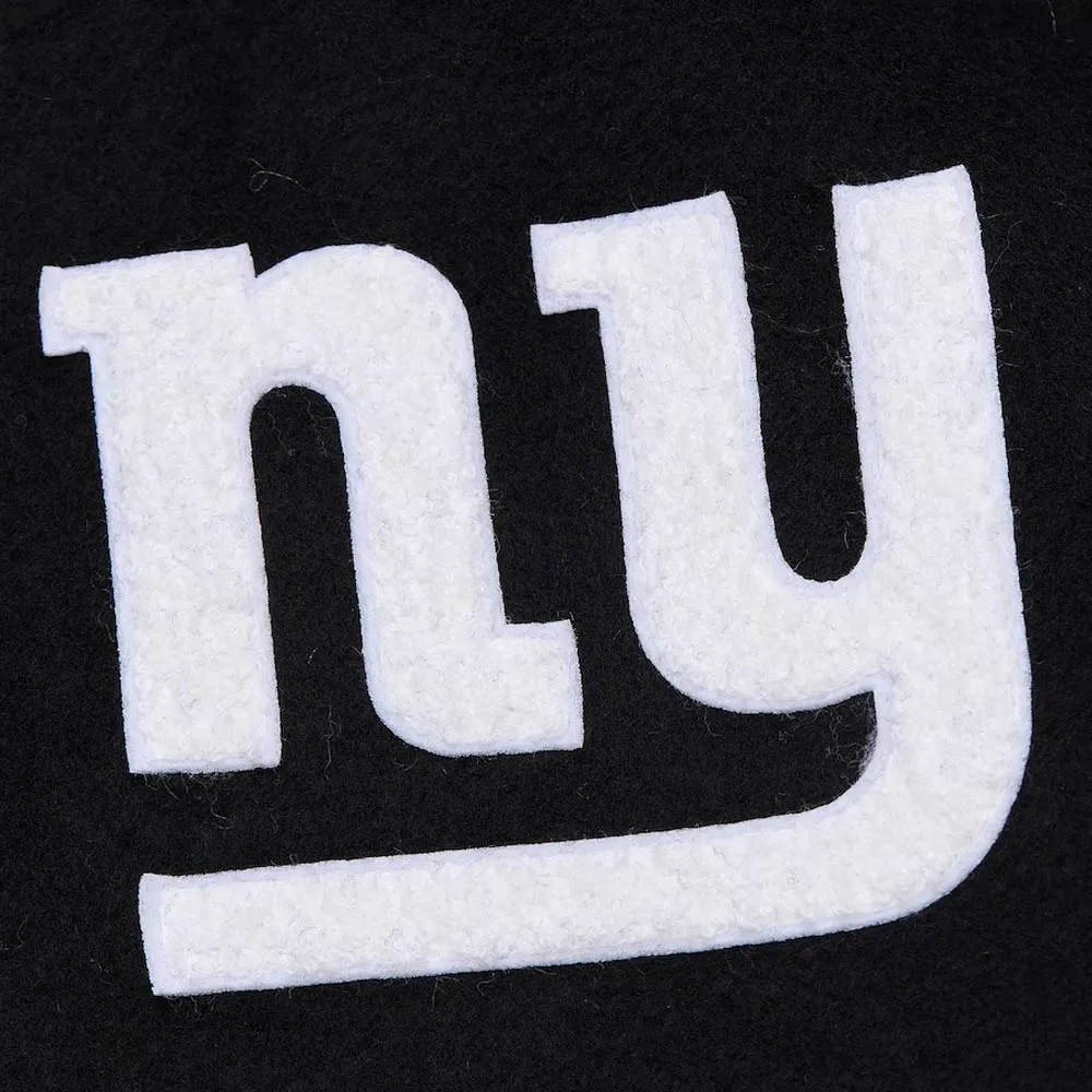 NY Giants Blackout Vintage Logo Jacket 3 new-york-giants-blackout-varsity-jacket