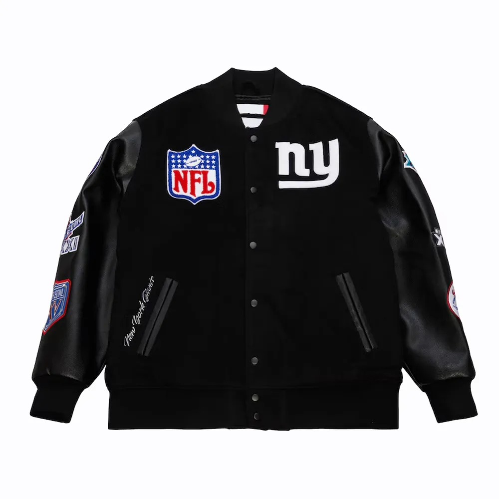 NY Giants Blackout Vintage Logo Jacket 1 ny-giants-blackout-vintage-logo-jacket