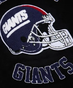 NY Giants Blackout Vintage Logo Jacket 11 ny-giants-jacket