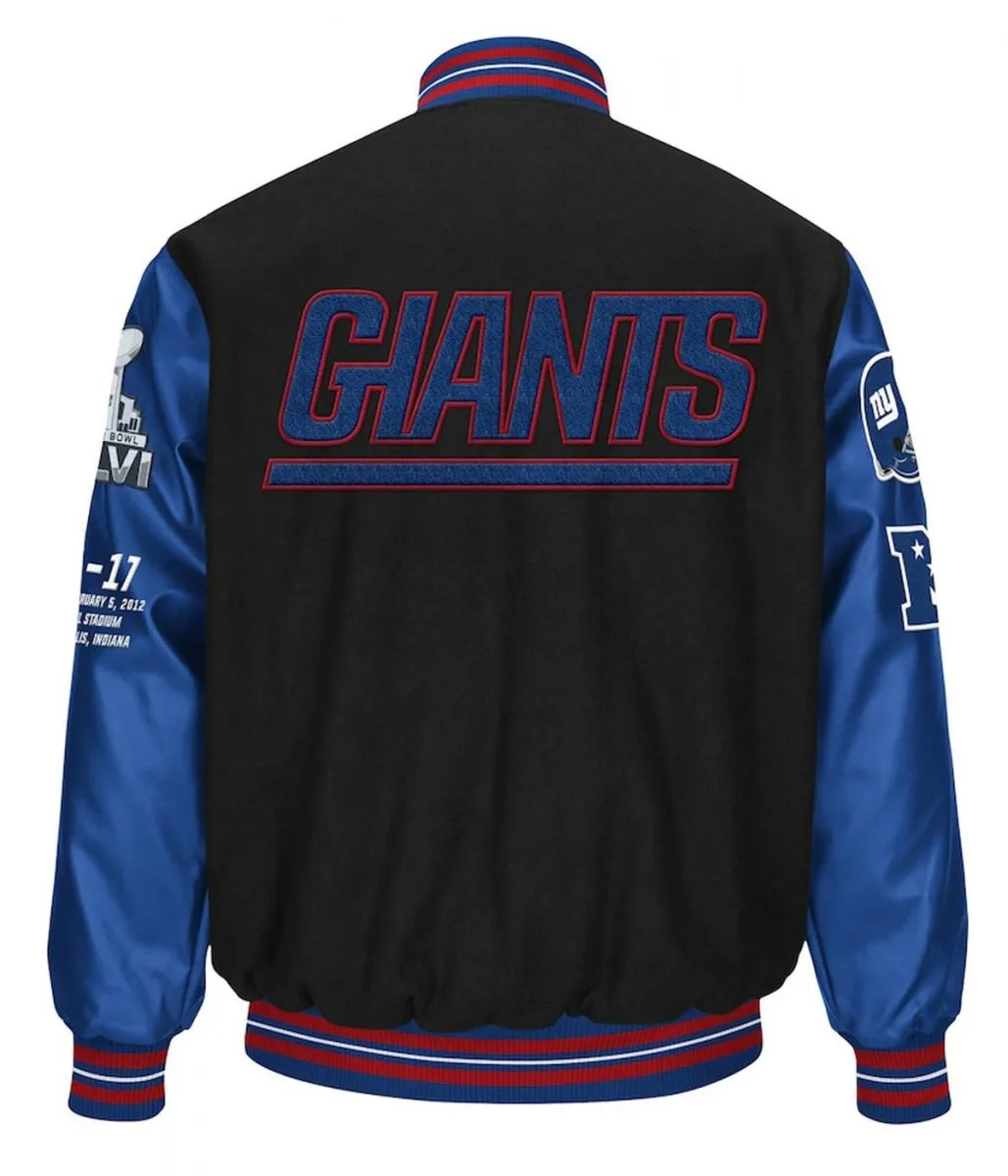 NY Giants Super Bowl XLVI Black and Blue Jacket 2 ny-giants-super-bowl-black-and-blue-jacket