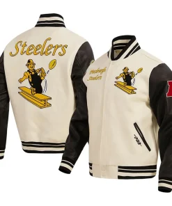pittsburgh-steelers-cream-and-black-jacket