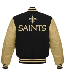 saints-gold-and-black-jacket