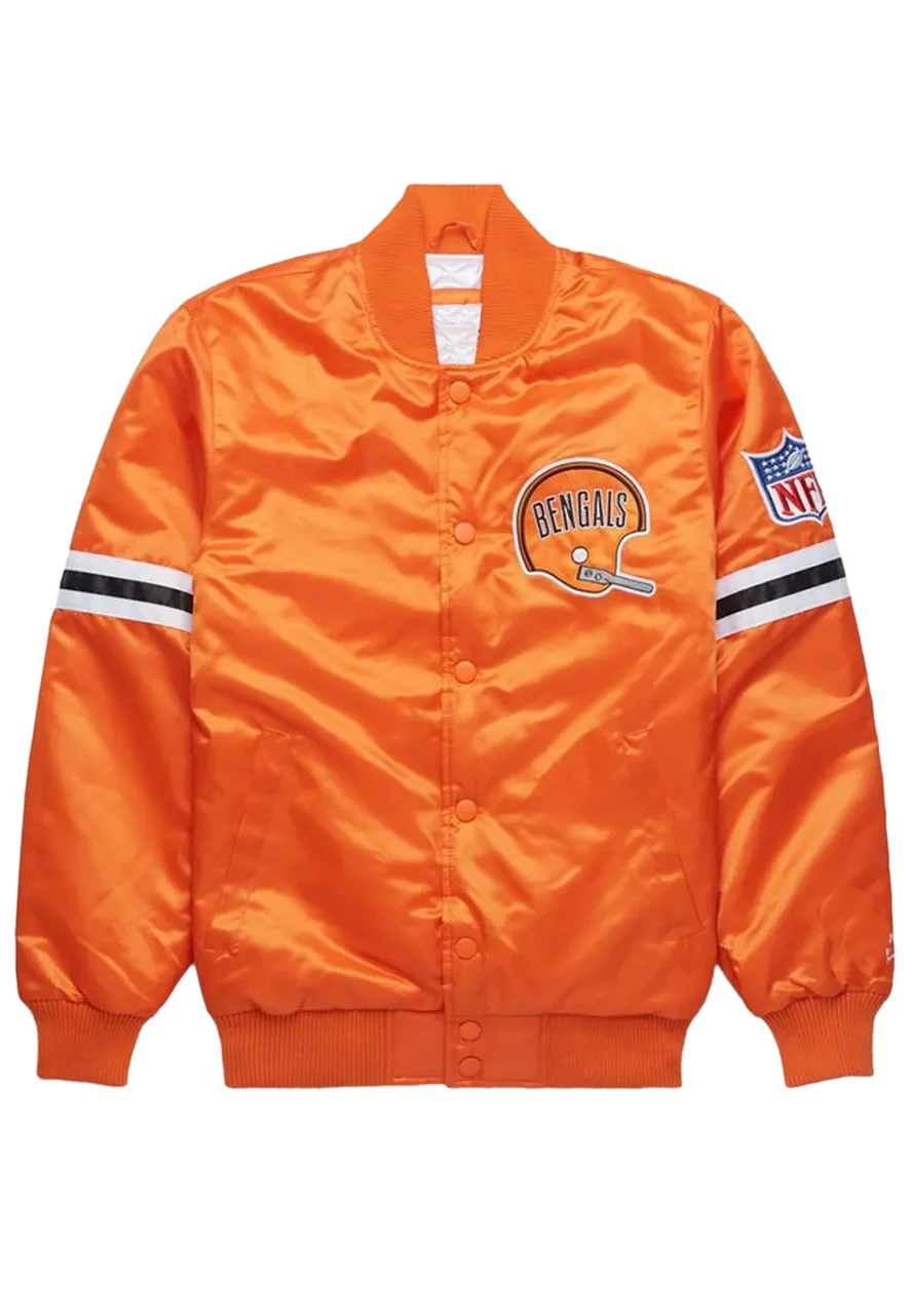 Starter Cincinnati Bengals Satin Jacket 1 starter-cincinnati-bengals-satin-jacket