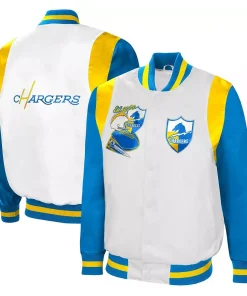 The All-American LA Chargers White and Blue Varsity Jacket 5 the-all-american-la-chargers-jacket