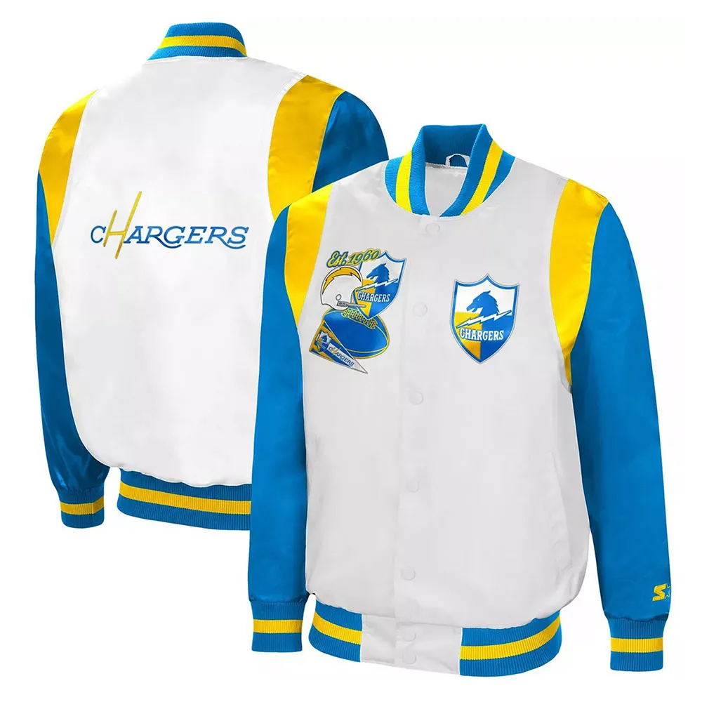 The All-American LA Chargers White and Blue Varsity Jacket 3 the-all-american-la-chargers-jacket