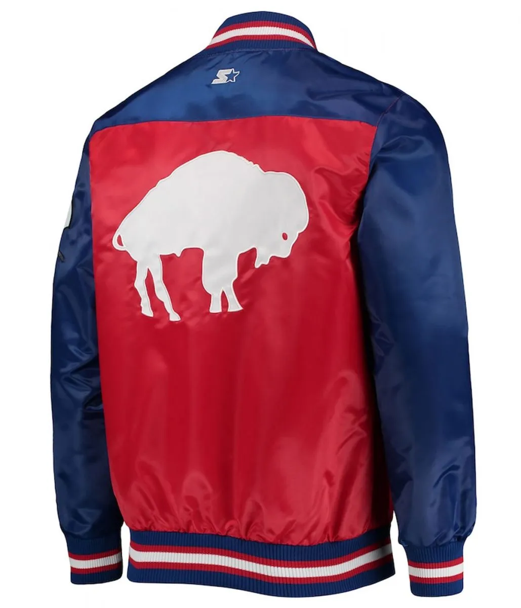 The Tradition II Team Buffalo Bills Satin Varsity Jacket 2 the-tradition-ii-team-buffalo-bills-satin-jacket