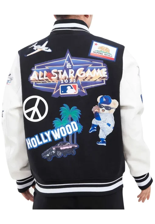 la-dodgers-all-star-game-2022-black-and-white-varsity-jacket