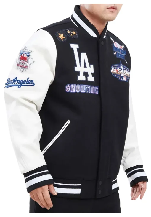los-angeles-dodgers-all-star-game-2022-black-and-white-varsity-jacket